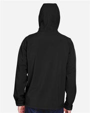 North End 88166 Men's Prospect Two-Layer Fleece Bonded Soft Shell Hooded Jacket