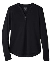 North End NE400W Women's JAQ Stretch Performance V-Neck Snap Pullover