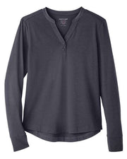 North End NE400W Women's JAQ Stretch Performance V-Neck Snap Pullover