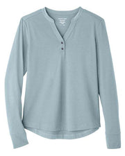 North End NE400W Women's JAQ Stretch Performance V-Neck Snap Pullover