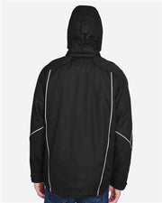 North End 88196 Men's Angle 3-In-1 Jacket with Bonded Fleece Liner