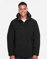 North End 88159 Men's Glacier Insulated Three-Layer Softshell with Detachable Hood