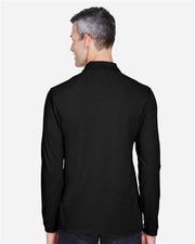 Harriton M265L Men's Easy Blend™ Long Sleeve Polo