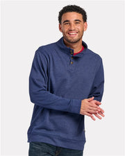 Boxercraft BM5209 Men's French Terry Button Pullover