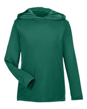 Team 365 TT41Y Youth Zone Performance Hooded Long Sleeve T-Shirt
