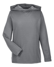 Team 365 TT41Y Youth Zone Performance Hooded Long Sleeve T-Shirt