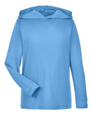 Team 365 TT41Y Youth Zone Performance Hooded Long Sleeve T-Shirt