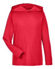 Team 365 TT41Y Youth Zone Performance Hooded Long Sleeve T-Shirt