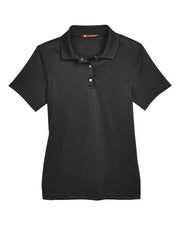 Harriton M345W Women's Advantage Snag Protection Plus IL Snap Placket Polo