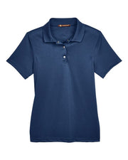 Harriton M345W Women's Advantage Snag Protection Plus IL Snap Placket Polo