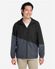 CORE365 CE710 Unisex Techno Lite Colorblock Windbreaker