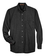 Harriton M550T Men's Tall Denim Shirt