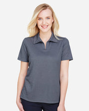 Devon & Jones DG22W Women's CrownLux Performance® Address Melange Polo