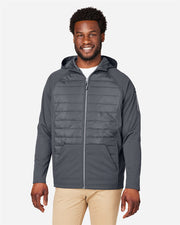 CORE365 CE808 Unisex Techno Lite Hybrid Hooded Jacket