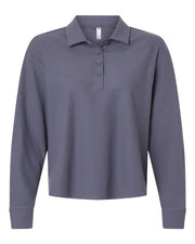 Adidas A1008 Women's Beyond Long Sleeve Loose Polo