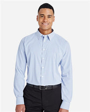 Devon & Jones DG540 Men's CrownLux Performance® Micro Windowpane Woven Dress Shirt