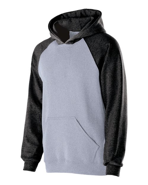 Holloway 229279 Youth Cotton/Poly Fleece Banner Hooded Sweatshirt