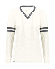 Holloway 223246 Women's Eco Revive™ Monterey Long Sleeve V-Neck T-Shirt