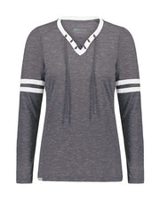 Holloway 223246 Women's Eco Revive™ Monterey Long Sleeve V-Neck T-Shirt