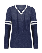 Holloway 223246 Women's Eco Revive™ Monterey Long Sleeve V-Neck T-Shirt