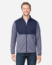 CORE365 CE74 Men's Venture Heathered Stripe Hybrid Jacket
