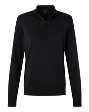 Devon & Jones DG446W Women's New Classics Quarter-Zip Sweater
