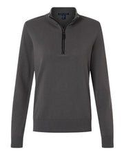 Devon & Jones DG446W Women's New Classics Quarter-Zip Sweater