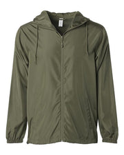 Independent Trading Co. EXP54LWZ Men's Lightweight Windbreaker Full-Zip Jacket