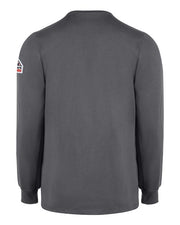 Bulwark SEL2 Men's Long Sleeve Tagless Henley Shirt
