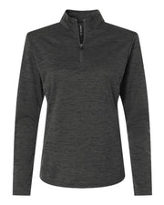 AllPro 4HM70L Women's Pro-Lock Performance Mélange Quarter-Zip Pullover