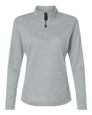 AllPro 4HM70L Women's Pro-Lock Performance Mélange Quarter-Zip Pullover