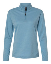 AllPro 4HM70L Women's Pro-Lock Performance Mélange Quarter-Zip Pullover