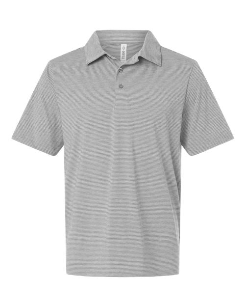 Team 365 TT125 Men's Relay Heathered Stripe Polo