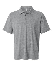 Team 365 TT125 Men's Relay Heathered Stripe Polo