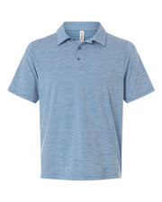 Team 365 TT125 Men's Relay Heathered Stripe Polo