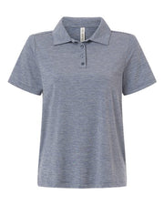 Team 365 TT125W Women's Relay Heathered Stripe Polo