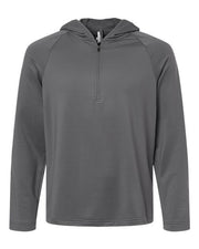Team 365 TT200 Men's Qualify Quarter-Zip Hooded Pullover
