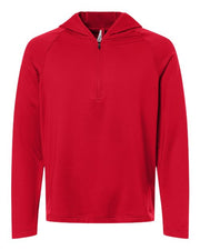 Team 365 TT200 Men's Qualify Quarter-Zip Hooded Pullover