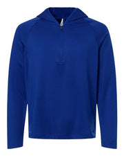 Team 365 TT200 Men's Qualify Quarter-Zip Hooded Pullover