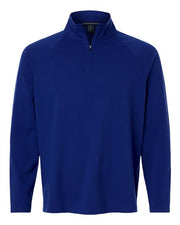 Devon & Jones DG402 Men's Seaton Pebble Textured Quarter-Zip Pullover