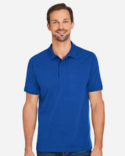 Harriton M205 Men's Valiant Cotton Snag Protect Polo