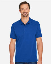 Harriton M205 Men's Valiant Cotton Snag Protect Polo