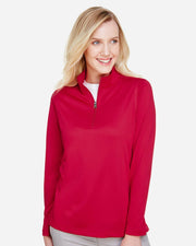 Harriton M748W Women's Advantage Snag Protection Plus Quarter-Zip Pullover