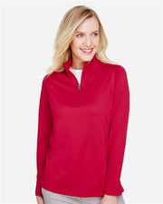 Harriton M748W Women's Advantage Snag Protection Plus Quarter-Zip Pullover
