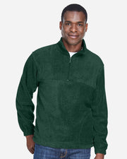 Harriton M980 Men's Fleece Quarter-Zip Pullover