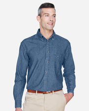Harriton M550 Men's Denim Shirt