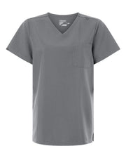 Hanes HSB000 Women's V-Neck 1 Pocket Scrub Top