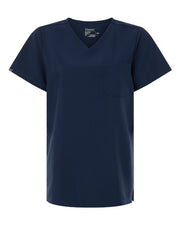 Hanes HSB000 Women's V-Neck 1 Pocket Scrub Top