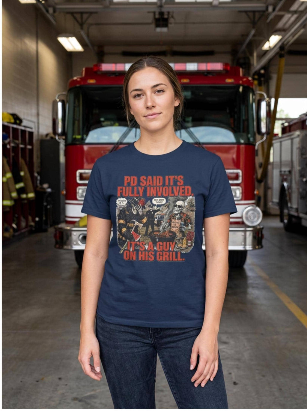 PD Said It’s Fully Involved Firefighter Shirt