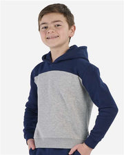 Boxercraft BY5404 Youth Colorblocked Hooded Sweatshirt